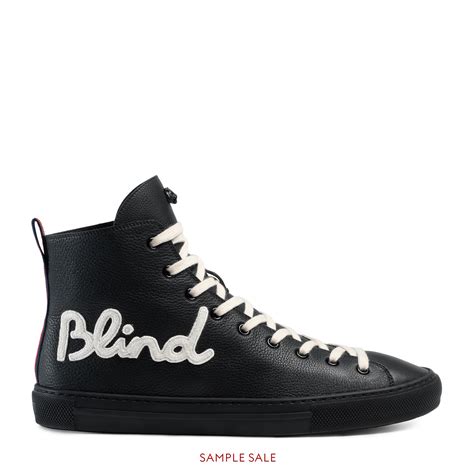 gucci blind for love high top sneaker